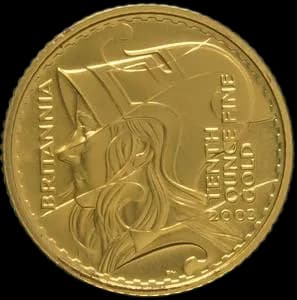 Britannia 1/10 uncji Złota 2003 - Front