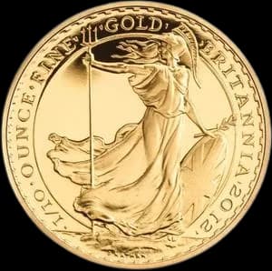 Britannia 1/10 uncji Złota 2012 - Front