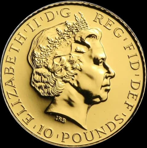 Britannia 1/10 uncji Złota 2013 - Back