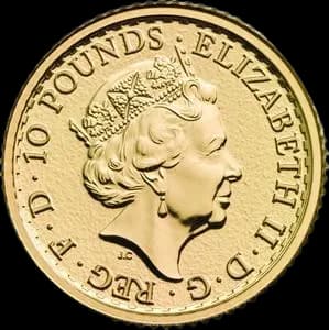 Britannia 1/10 uncji Złota 2017 - Back
