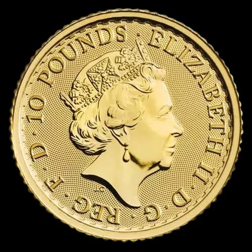 Britannia 1/10 uncji Złota 2020 - Back