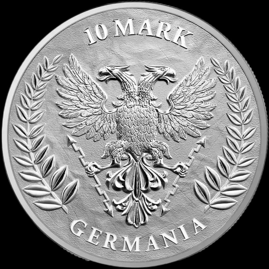 Germania 10 uncji Srebra 2022 - Back