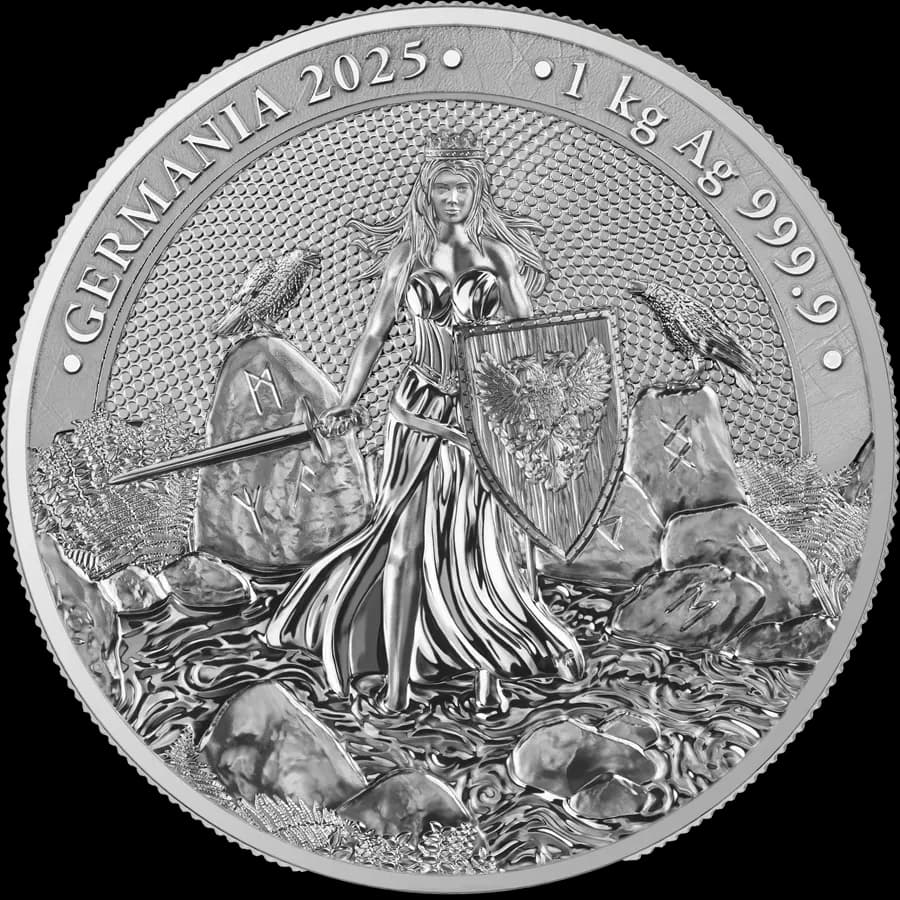 Germania 1000g Srebra 2025 - Front