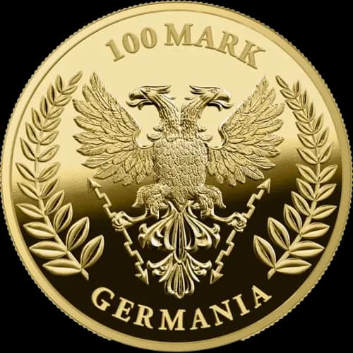Germania 1 uncja Złota 2025 Proof - Back