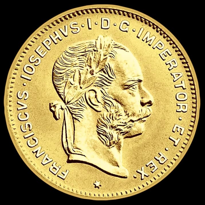 4 Guldeny Austriackie 1892 Nowe Bicie - Front