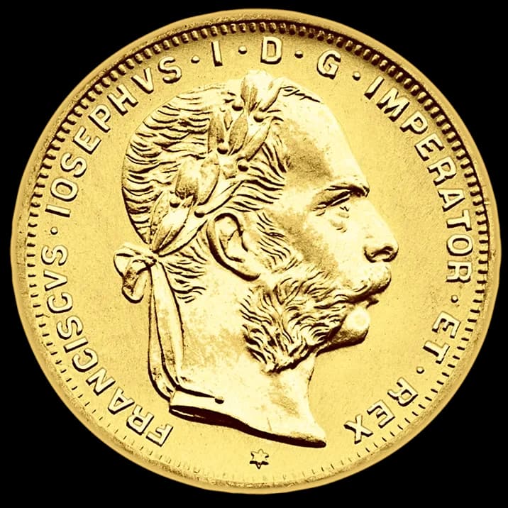 8 Guldenów Austriackich 1892 Nowe Bicie - Front