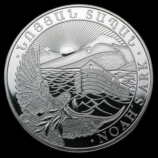 Arka Noego 1 uncja srebra 2014 - Front
