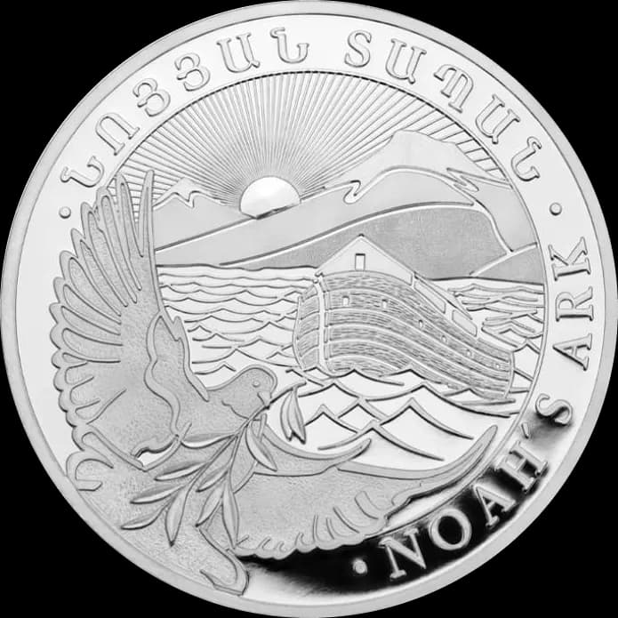 Arka Noego 1 uncja srebra 2024 - Front