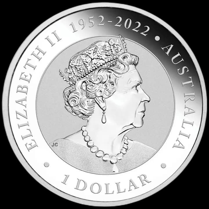 Australijski Emu 1 uncja srebra 2023 - Back