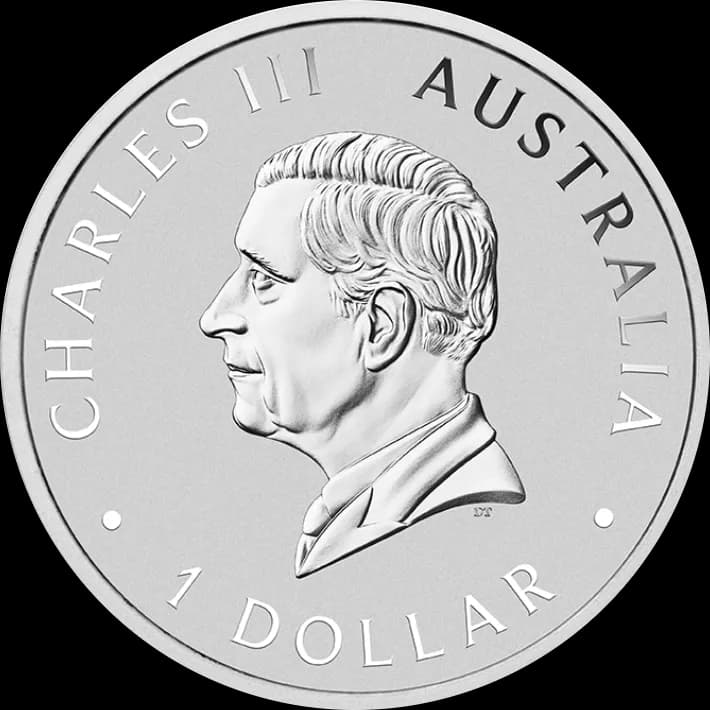 Australijski Emu 1 uncja srebra 2024 - Back