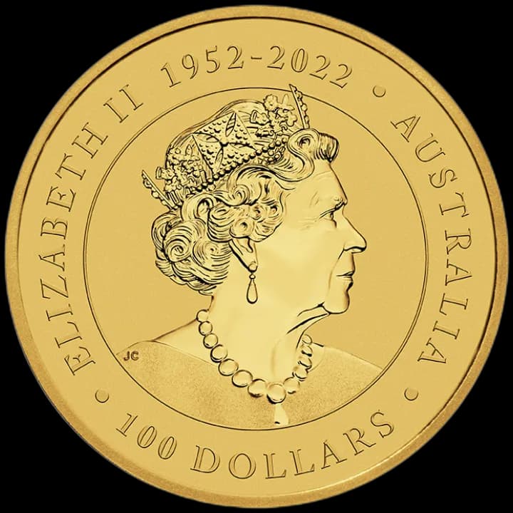 Australijski Emu 1 uncja Złota 2023 - Back