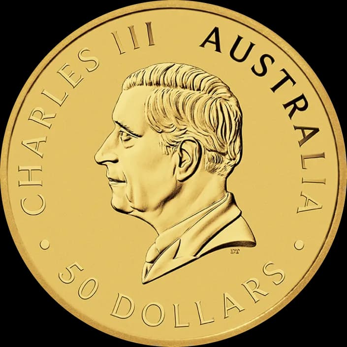 Australijski Kangur 1/2 uncji złota 2024 - Back