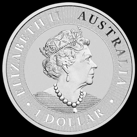 Australijski Kangur 1 uncja srebra 2020 - Back