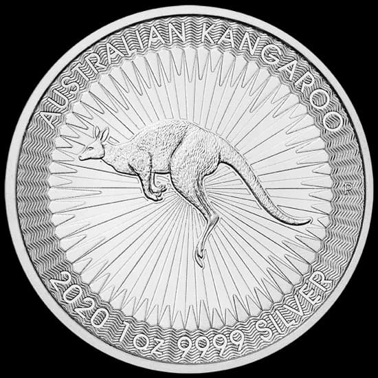 Australijski Kangur 1 uncja srebra 2020 - Front