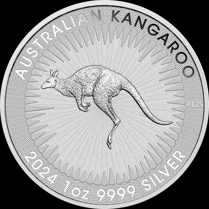 Australijski Kangur 1 uncja srebra 2024 - Front