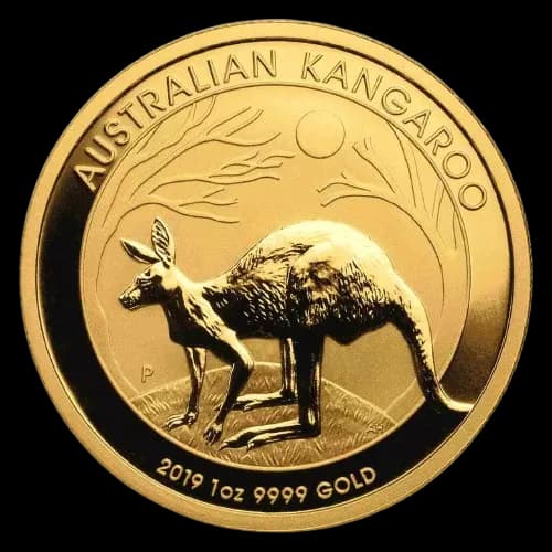Australijski Kangur 1 uncja Złota 2019 - Front