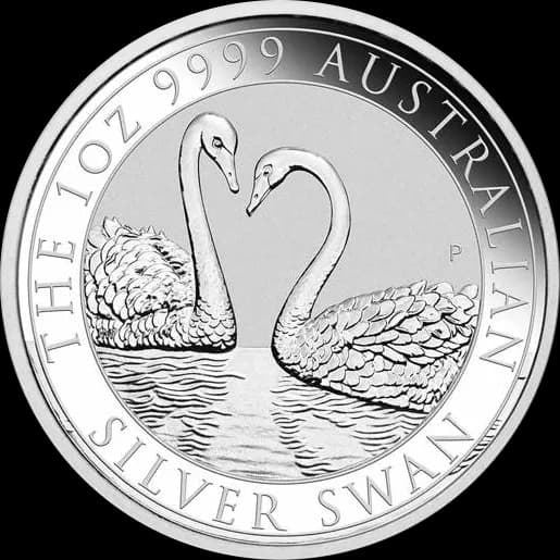 Australijski Łabędź 1 uncja srebra 2022 - Front