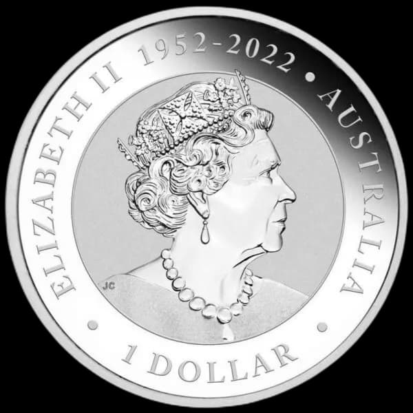 Australijski Wombat 1 uncja srebra 2023 - Back