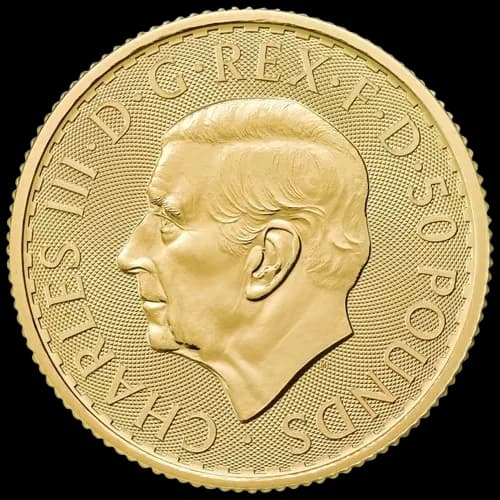 Britannia 1/2 uncji Złota 2027 - Back
