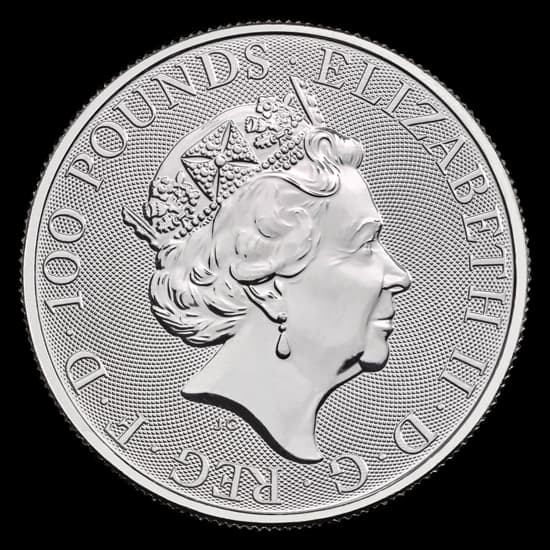 Britannia 1 uncja Platyny 2020 - Back