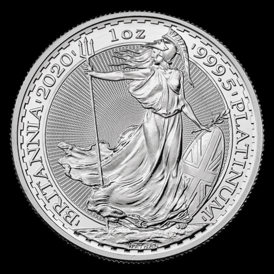 Britannia 1 uncja Platyny 2020 - Front