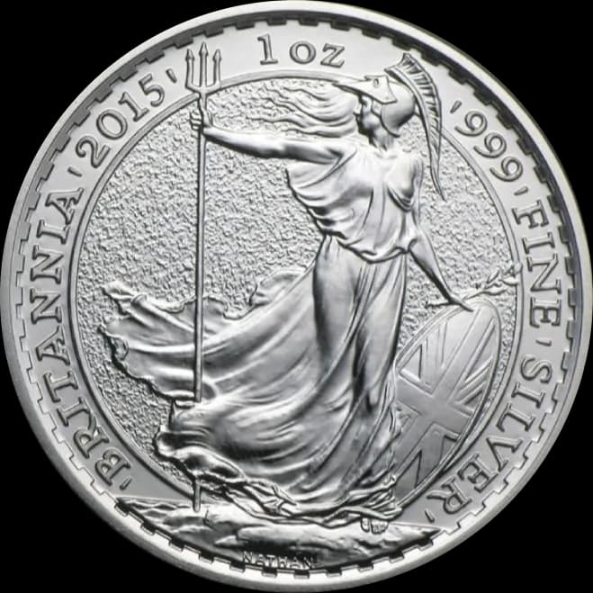 Britannia 1 uncja Srebra 2015 - Front