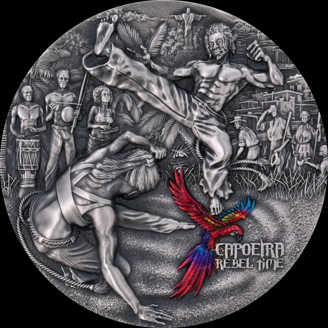 Capoeira Rebel Time 2 uncje srebra 2023 - Front