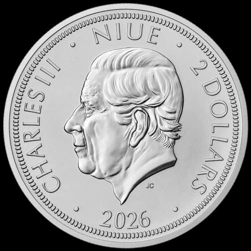 Czech Lion 1 uncja Srebra 2026 - Back