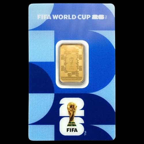 Sztabka FIFA World Cup 2026 5g złota PAMP - Front