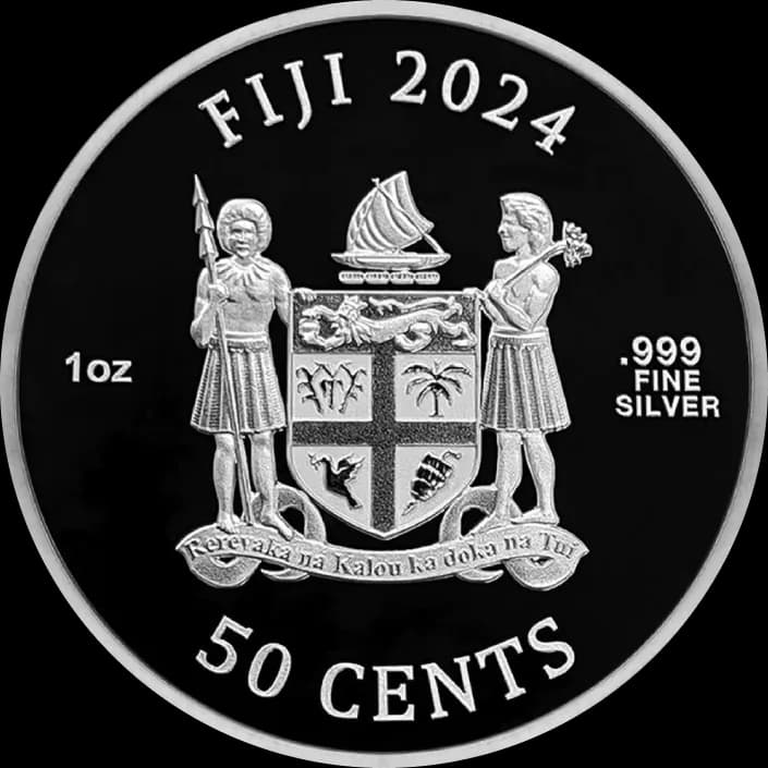Fiji Cats 1 uncja Srebra 2024 Prooflike - Back