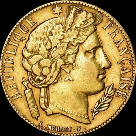 20 Franków Francuskich Ceres Różne Roczniki - Front