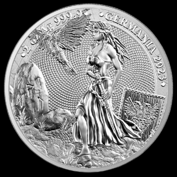 Germania 2 uncje Srebra 2023 - Front