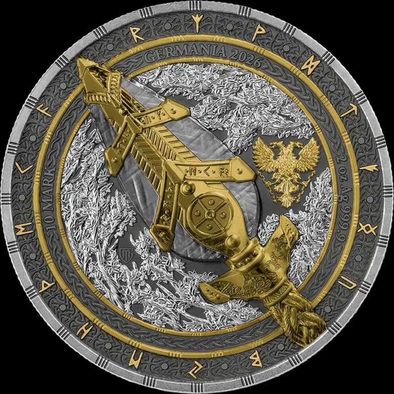 Artefacts: Gungnir 2 uncje Srebra Ultra High Relief 2026 - Back