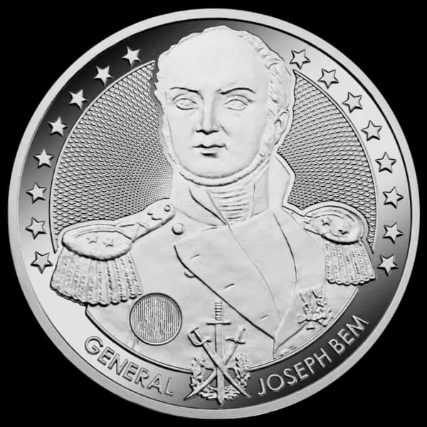 Józef Bem – Talar 1 uncja Srebra 2024 - Front