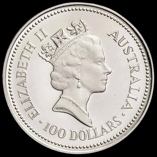 Koala 1 uncja platyny 1990 - Back