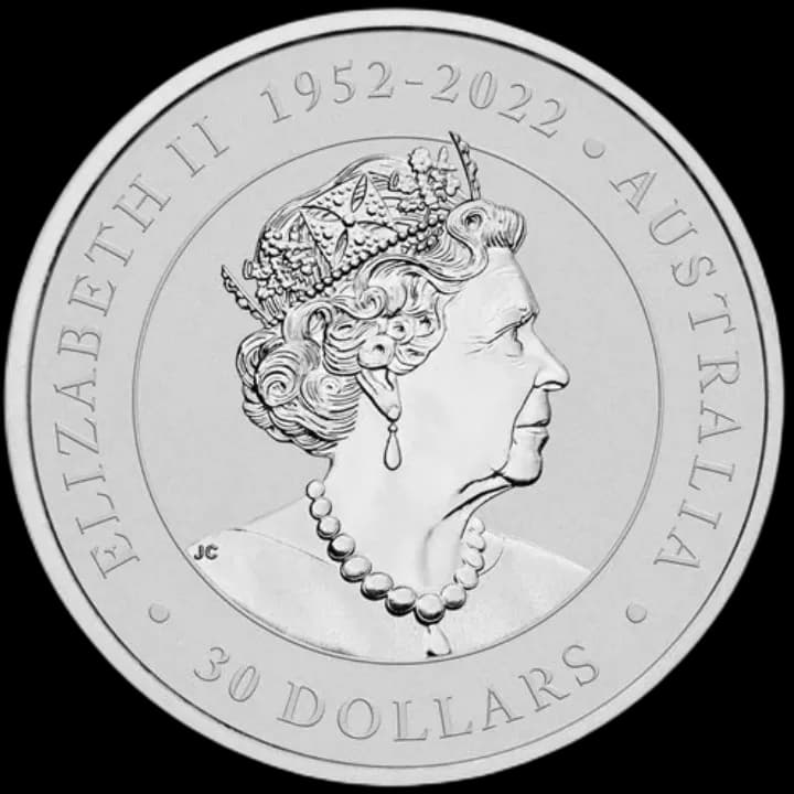 Koala 1000g srebra 2023 - Back