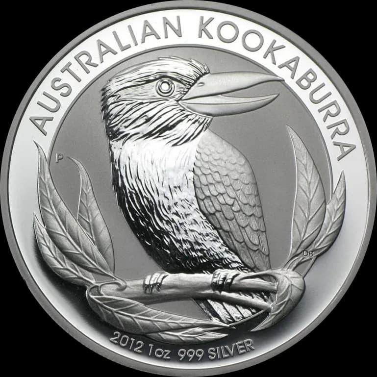 Kookaburra 1 uncja srebra 2012 - Front
