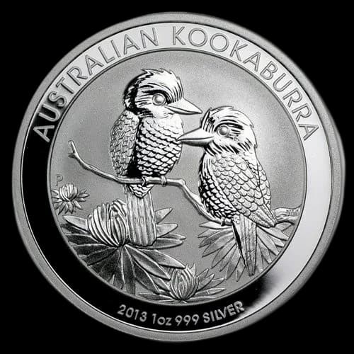 Kookaburra 1 uncja srebra 2013 - Front