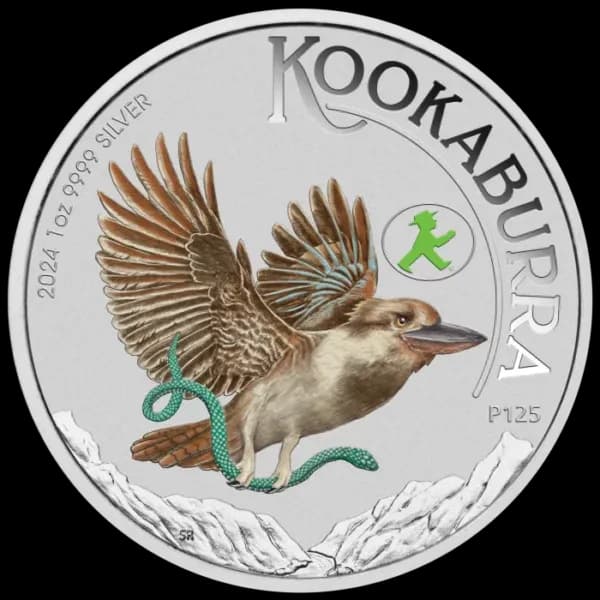 Kookaburra  WMF 1 uncja srebra 2024 - Front