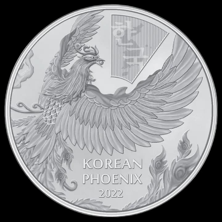 Korean Phoenix 1 uncja Srebra 2022 - Front