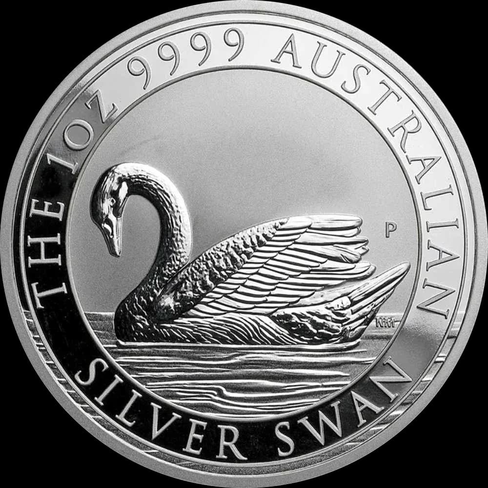 Australijski Łabędź 1 uncja srebra 2017 - Front