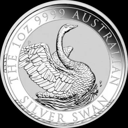 Australijski Łabędź 1 uncja srebra 2020 - Front