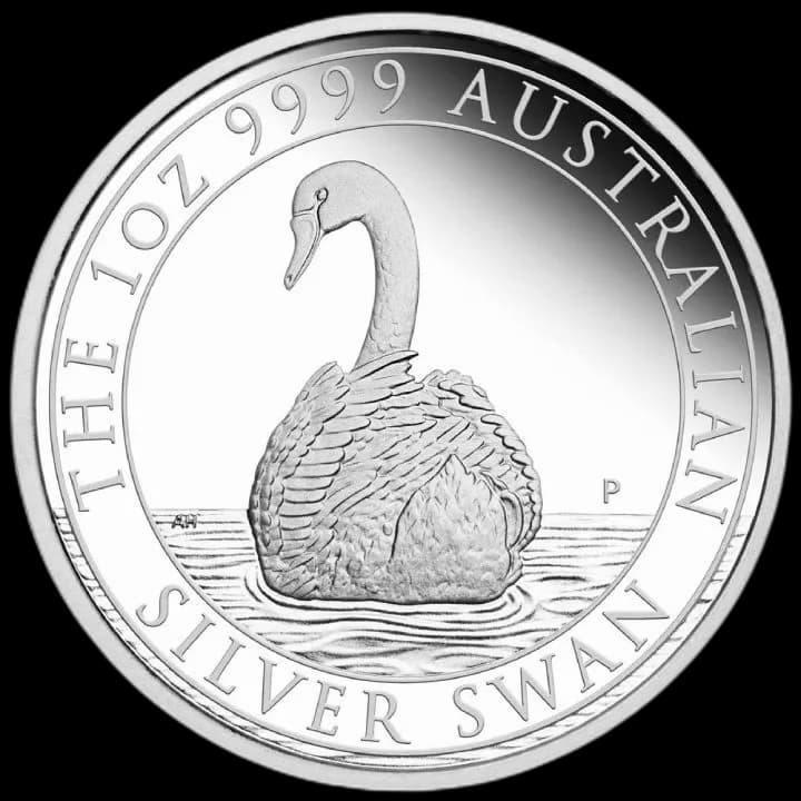 Australijski Łabędź 1 uncja srebra 2023 Proof - Front