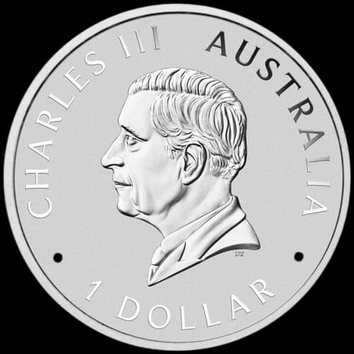 Australijski Łabędź 1 uncja srebra 2025 - Back