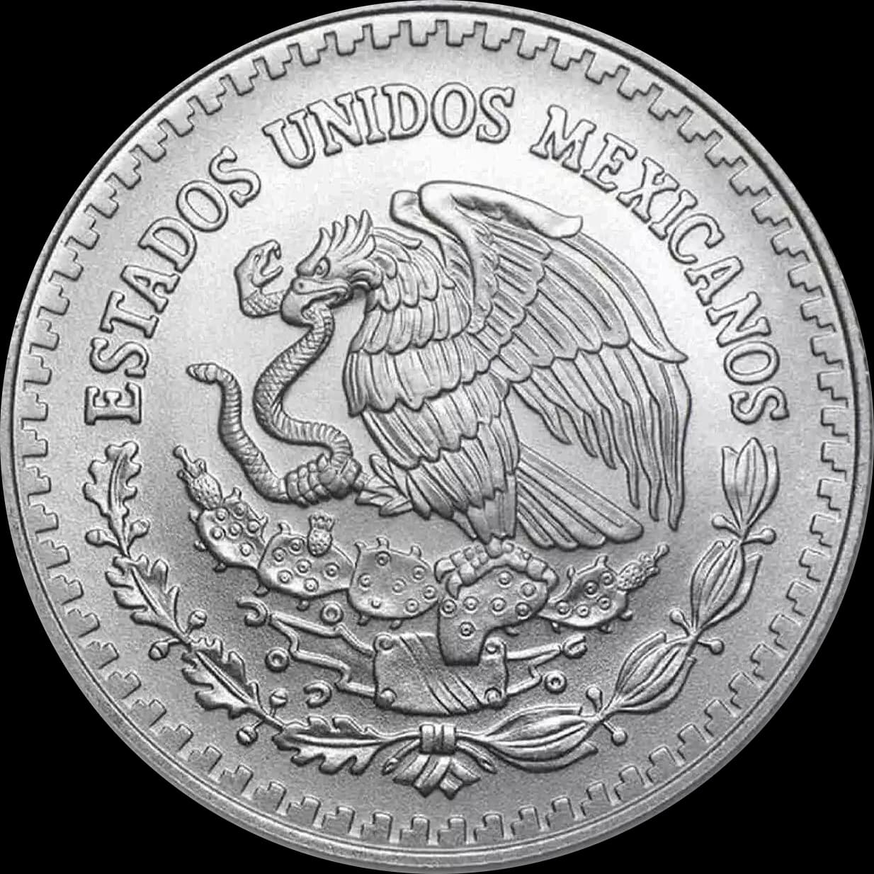 Mexican Libertad 1/2 uncji srebra 2024 - Back