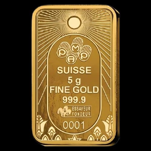 Sztabka Lucky Scarab 5g złota PAMP - Back