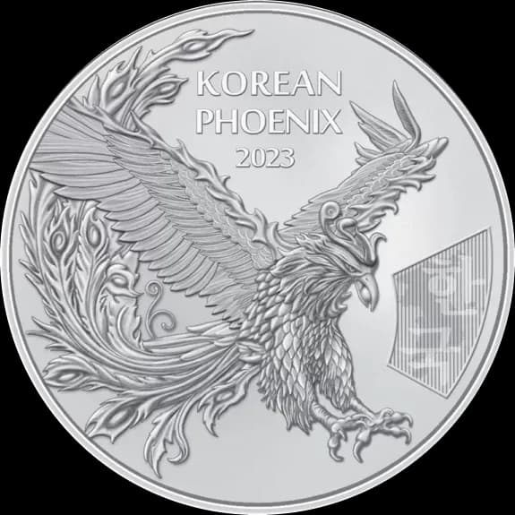 Korean Phoenix 1 uncja Srebra 2023 - Front