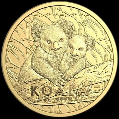 Koala RAM 1 uncja Złota 2025 - Front