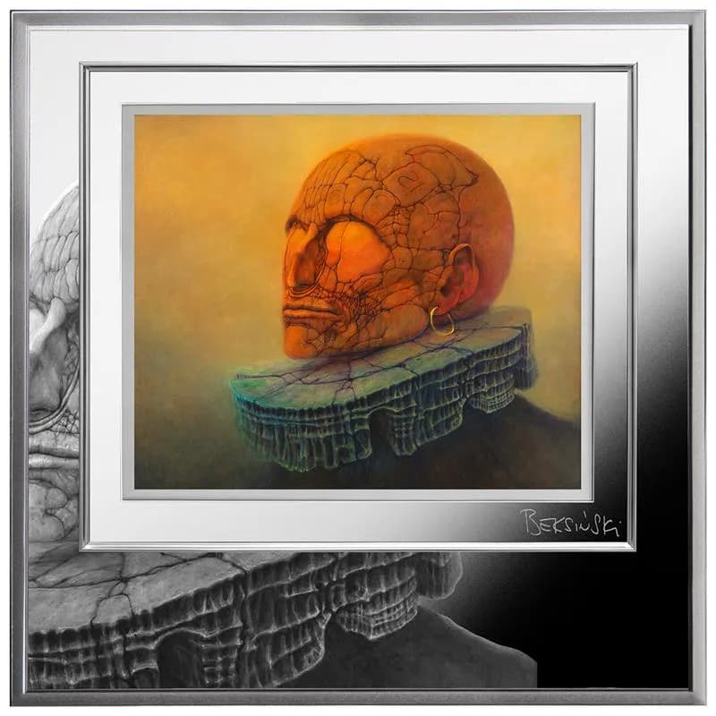 Beksiński - Hamlet 1 uncja Srebra 2024 - Front
