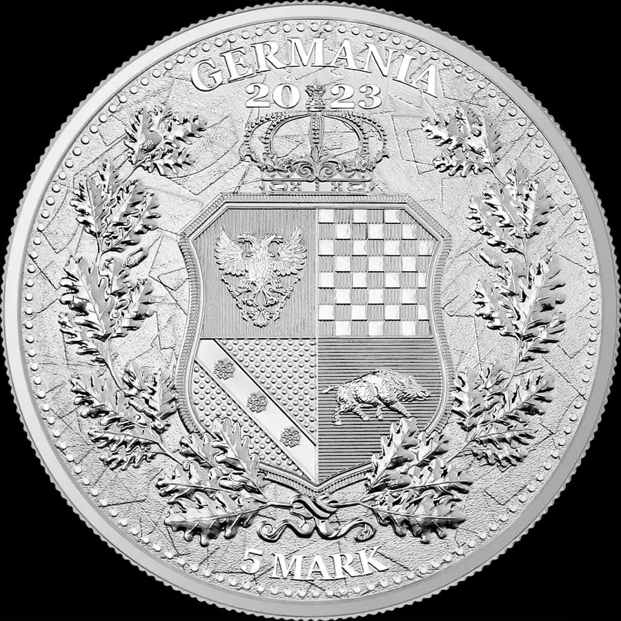 Allegorie: Galia i Germania 1 uncja srebra 2023 - Back